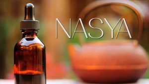 nasya, nasal therapy, nasal drops